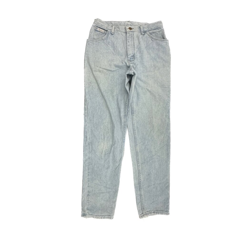 Wrangler Straight Leg Women's size 10 Light Wash Blue Denim Jeans